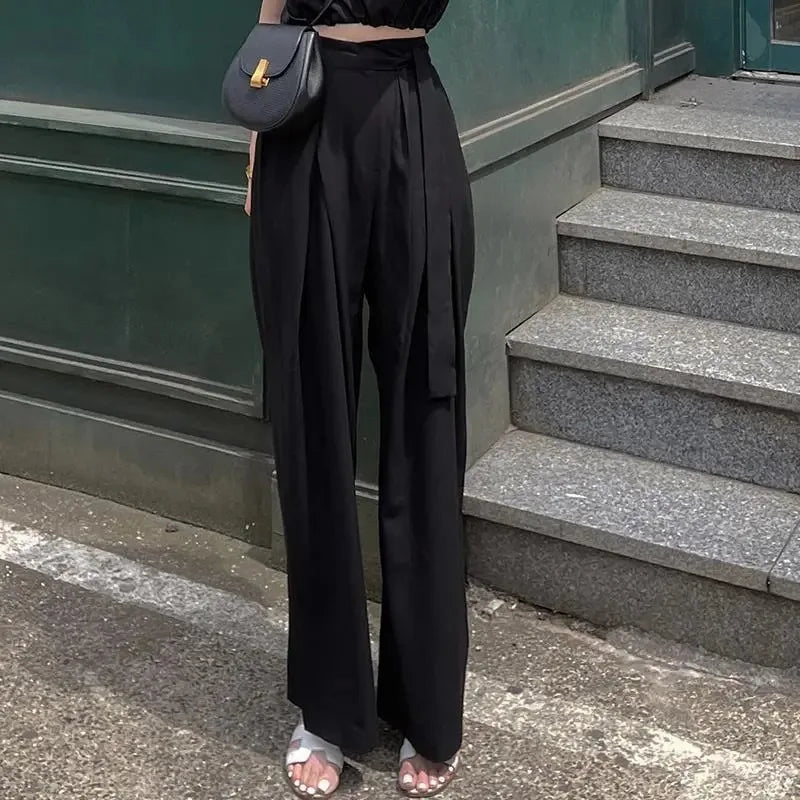 Saraya Elegante Kanten Plooibroek
