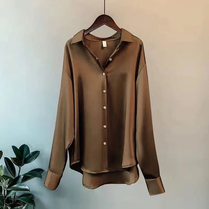 Koreaans Shirt Lange Mouwen casual Knit Stijl