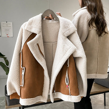 Vintage Leren Jasje Beverly Stijl
