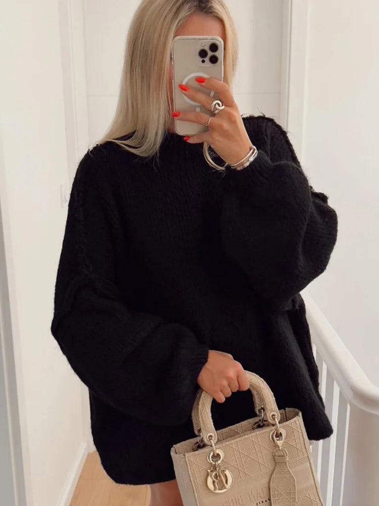 Dames Trui Gebreid Elegante Stijl