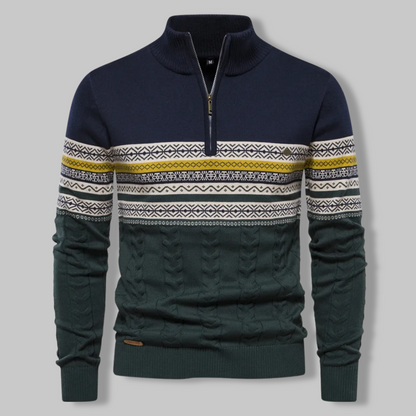 Gestreepte Sweatshirt met Rits van Summit