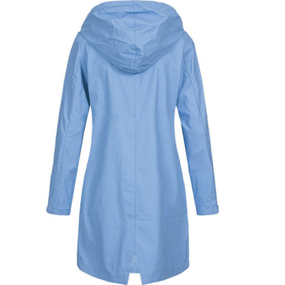 Dames Regenjack Waterdicht en Moderne Stijl