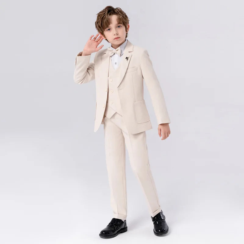 Kinder Smokingset 4-Delig Jongens Kleding Formaliteit