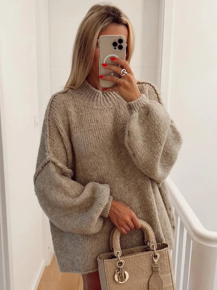 Dames Trui Gebreid Elegante Stijl