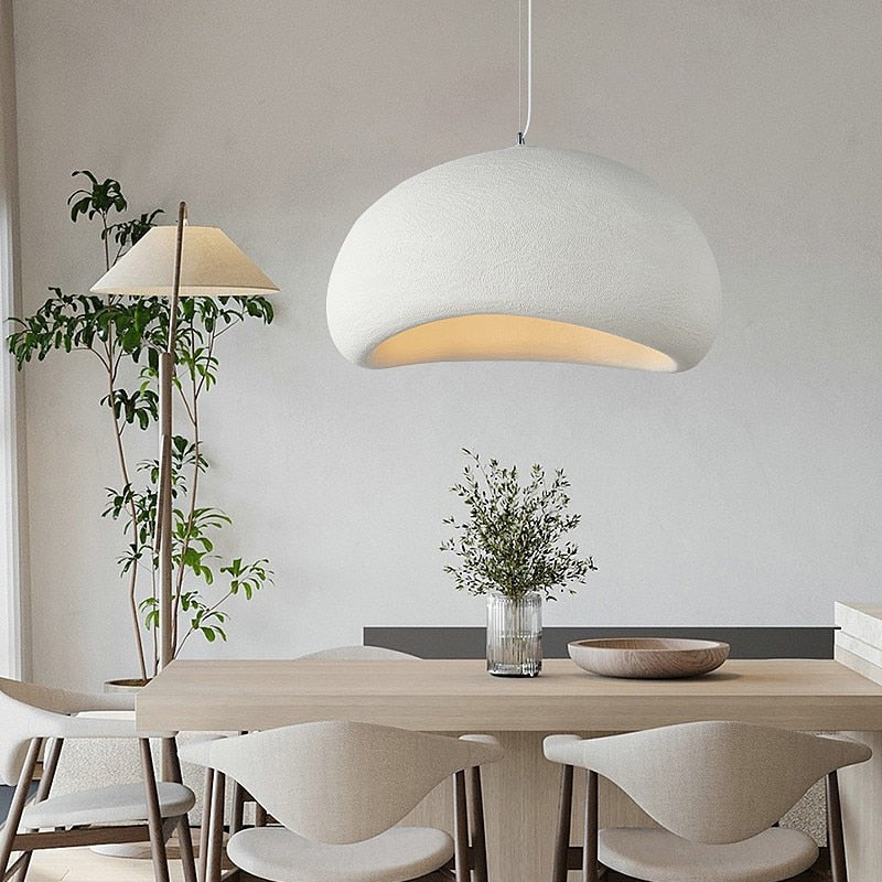 Design hanglamp wabi-sabi stijl zachte organische vorm