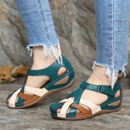 Velanora - Orthopedische Comfort-Keilsandalen