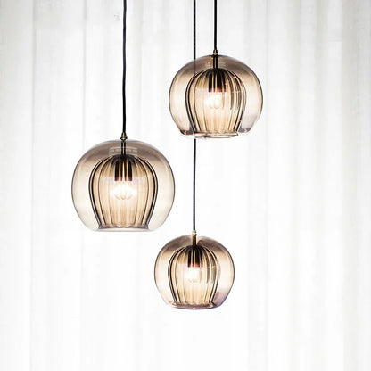 Aluminium Hanglamp Modern Glas Design LumaLite