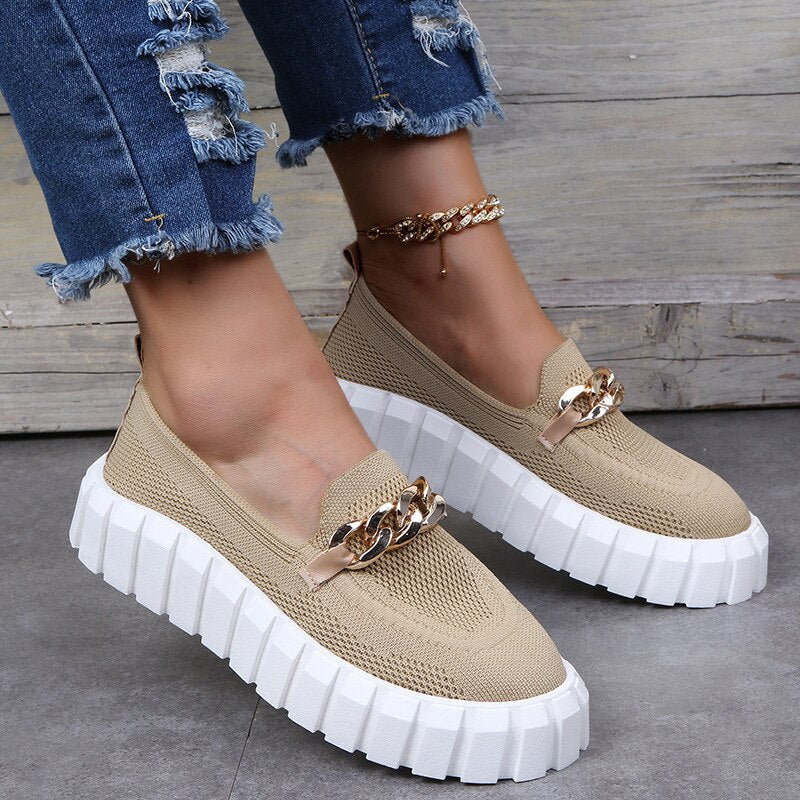 Dames Sportschoenen met Steunzool Comfortabel Looppas