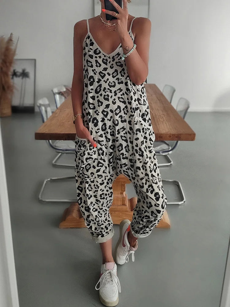 Mouwloze Jumpsuit Lillian Zomerjurk Dames - Mode Vibes