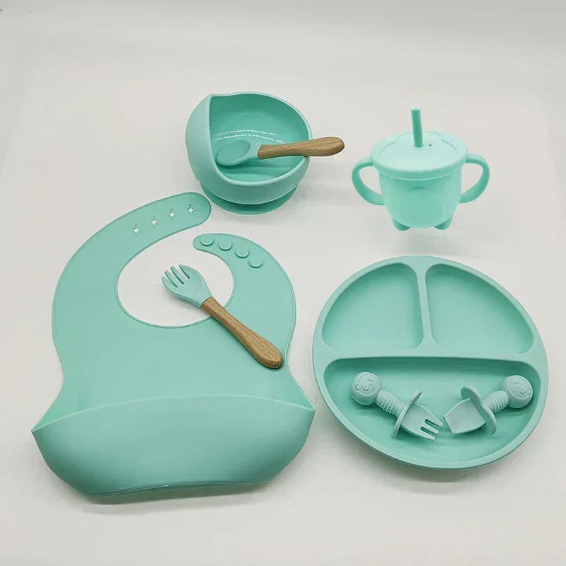Silicone Baby Eetset Zacht en Veilig