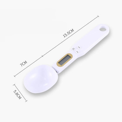 Keukenweegschaal met Lepel Digitale Keukenweegschaal Precies