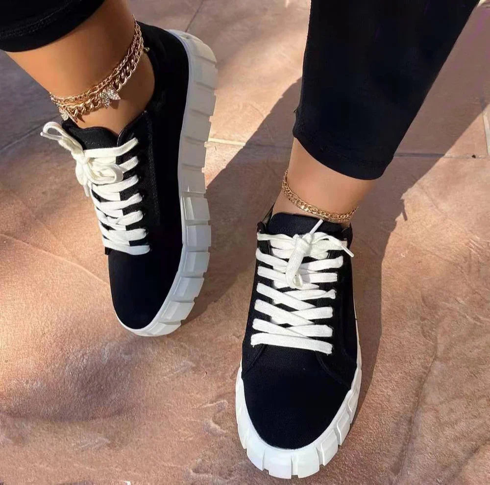 Dames Sportschoenen met Steunzool Comfortabel Looppas