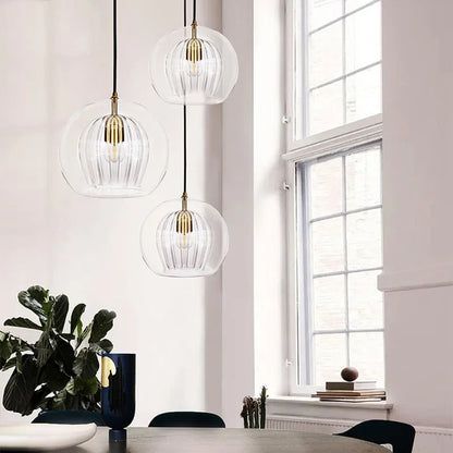 Aluminium Hanglamp Modern Glas Design LumaLite