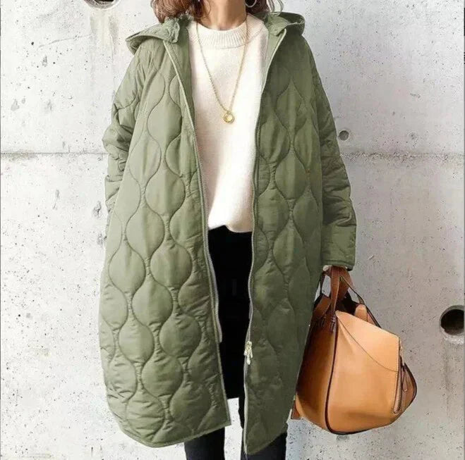 Dames Parka met Capuchon en Print