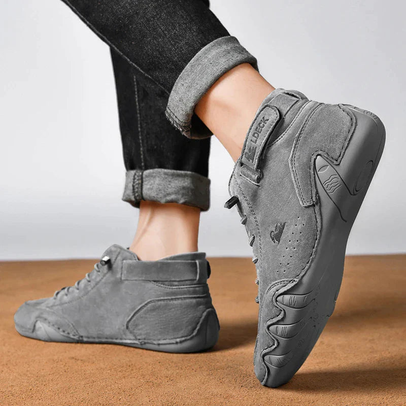 Leren Winter Sneakers Warm en Veelzijdig