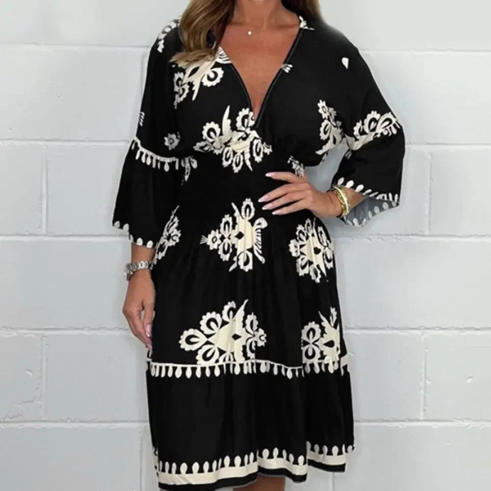 Midi Jurk van Trendy Luxe