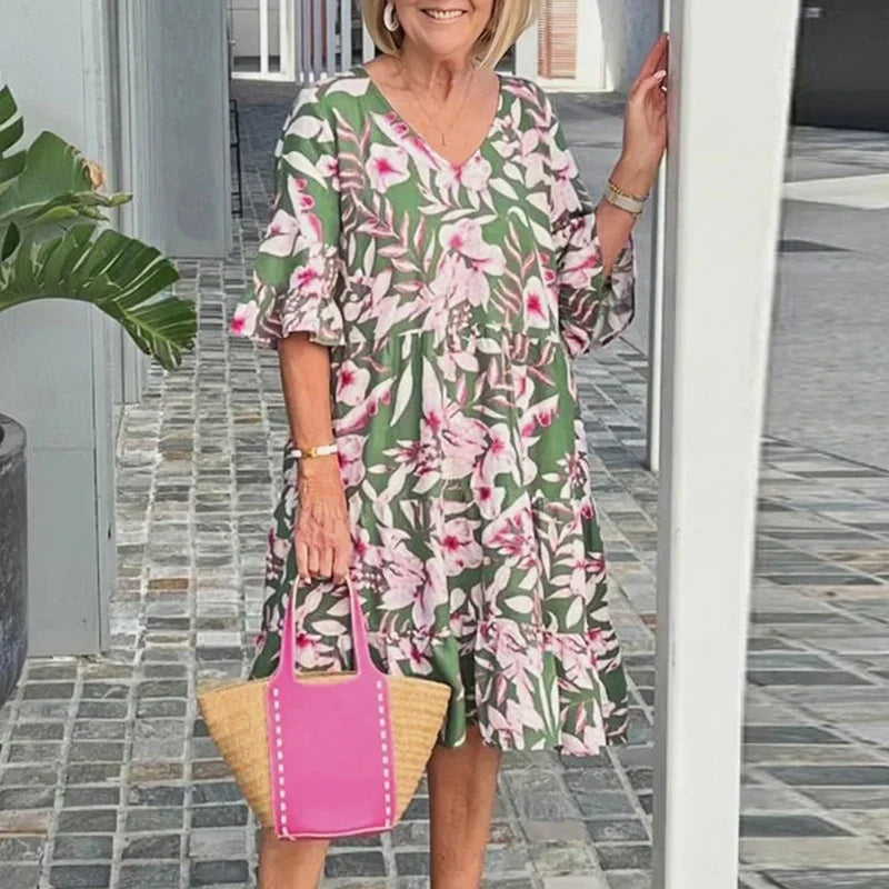 Bohemien Feestjurk Zomerse Maxi Jurk Los Vrouwenmodel