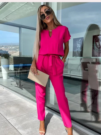 VELANORA Jumpsuit | Wijde-Pijpen Zomer Jumpsuit