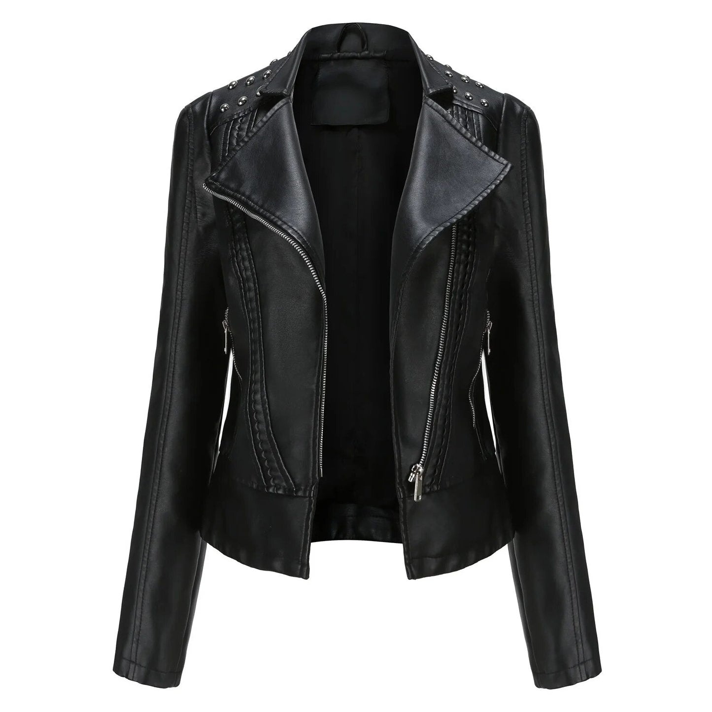 Leren Jas Carmie Stijlvol Uniek Design - Mode Vibes