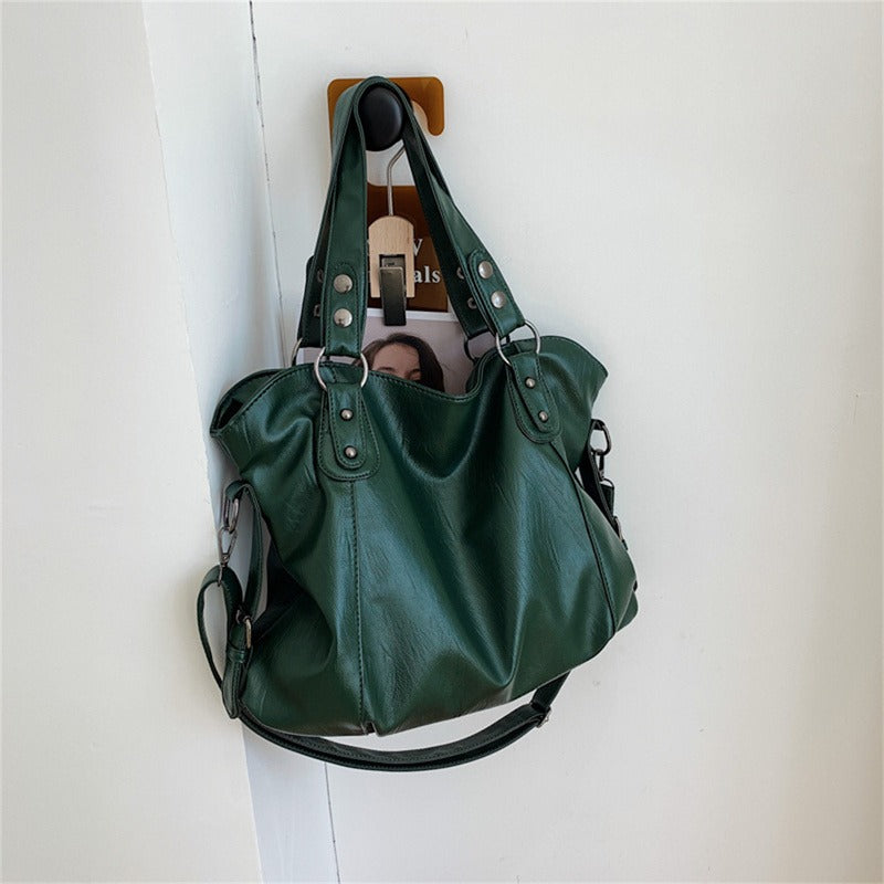 Elegante Vegan Leren Handtas – Duurzaam & Ruim