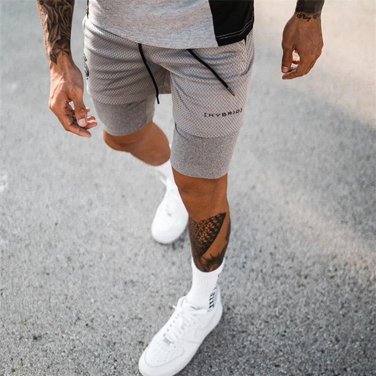 Herensport Shorts 2-in-1 voor Fitness en Running