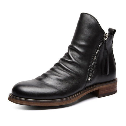 Luxe Chelsea Boots voor Heren Leer Zwart