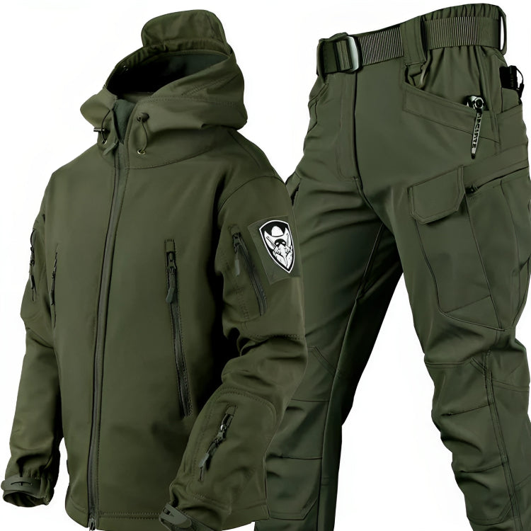 Tactische Broek en Windbreaker - Waterdicht en Stoer met Opbergvakken