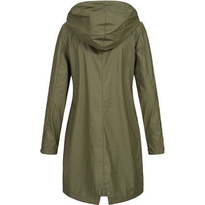 Dames Regenjack Waterdicht en Moderne Stijl