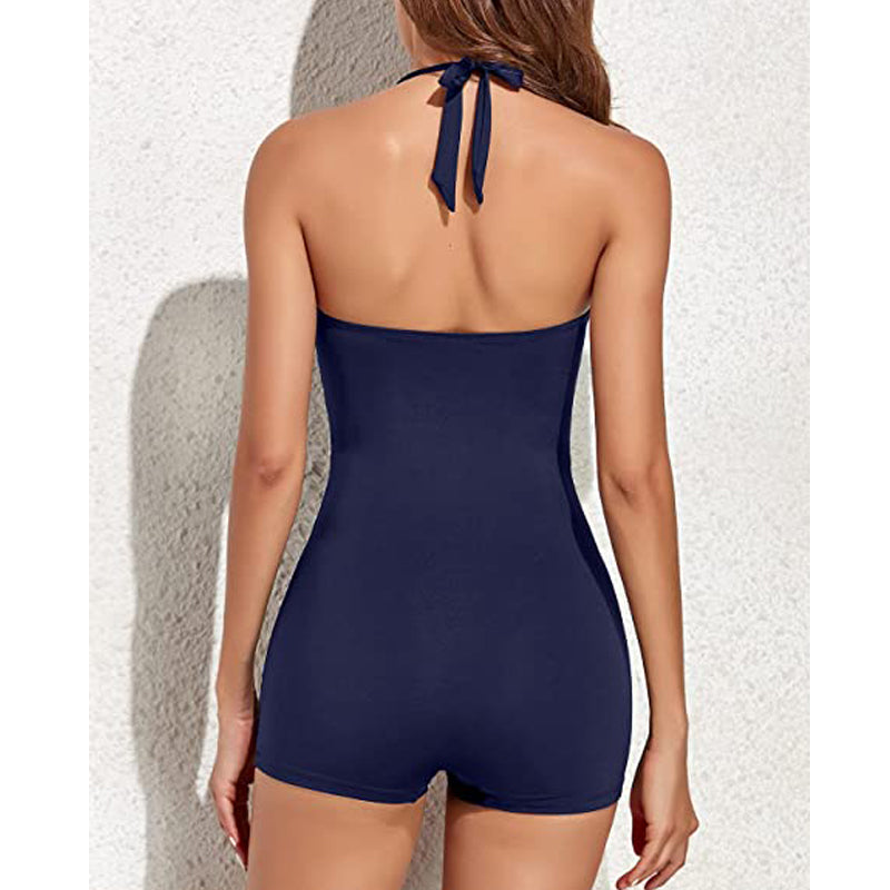 Zwemshort Boyleg Comfortabele Fit voor Dames