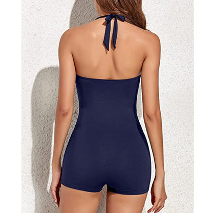 Zwemshort Boyleg Comfortabele Fit voor Dames