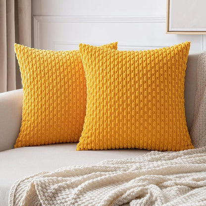 Kussenhoezen Velours Boho Stijl Corduroy