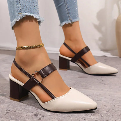 Dames Pumps met Ringdetail Elegante Pasvorm