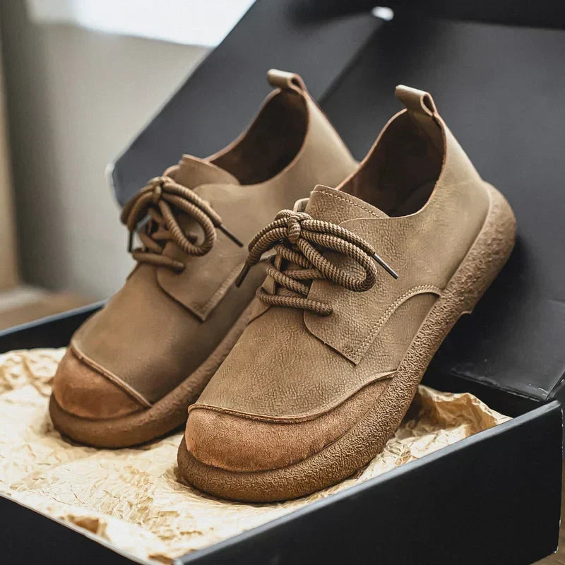 Heren Low Top Veterschoenen met Casual Stijl