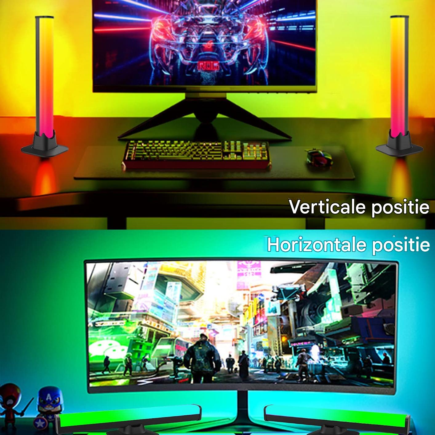 LED Lichtbalken met Muzieksynchronisatie voor Thuis - Mode Vibes