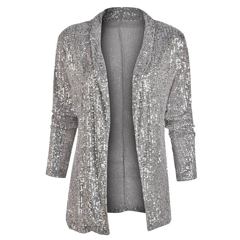 Glitter Vest voor Vrouw met Pailletten - Mode Vibes