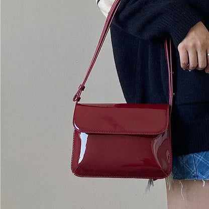 Elegante Chic Rood Schoudertas
