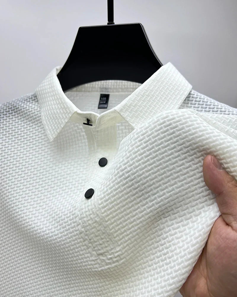 Theo Poloshirt Ademend en Casual voor Mannen