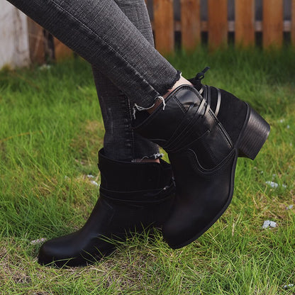 Dames Laarzen Vintage Stijl met Veter