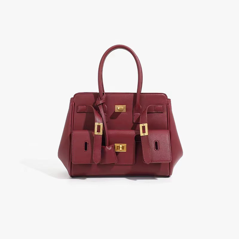 Elegante Vegan Leren Handtas – Tijdloze Klasse & Praktisch Ontwerp