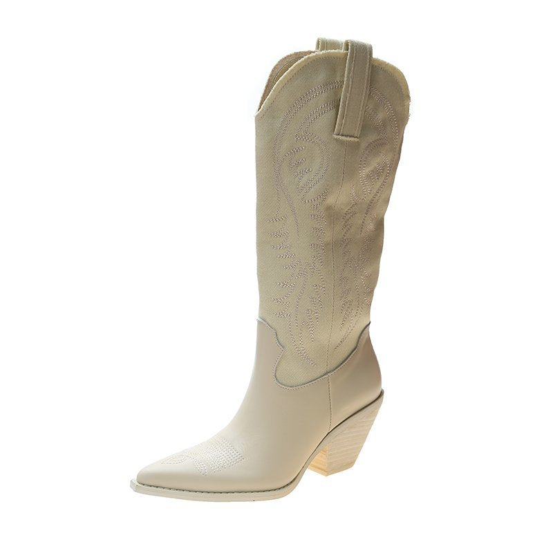 Cowboy Boots Hoge Kwaliteit Leren Rijlaarzen