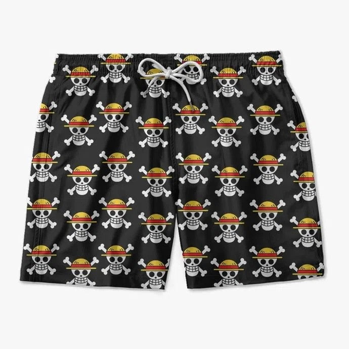 Heren Zwemshort Zwart Stoer Uniek Design