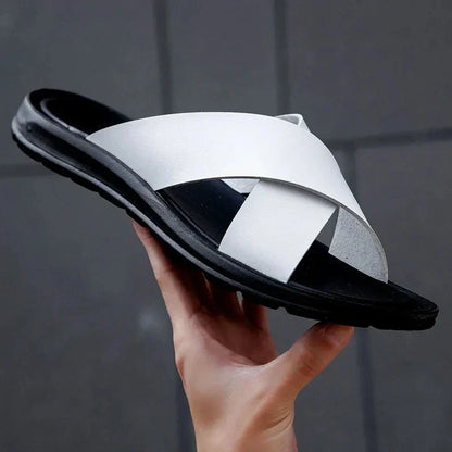 Leren Herenslippers Italiaans Design Lorenzo