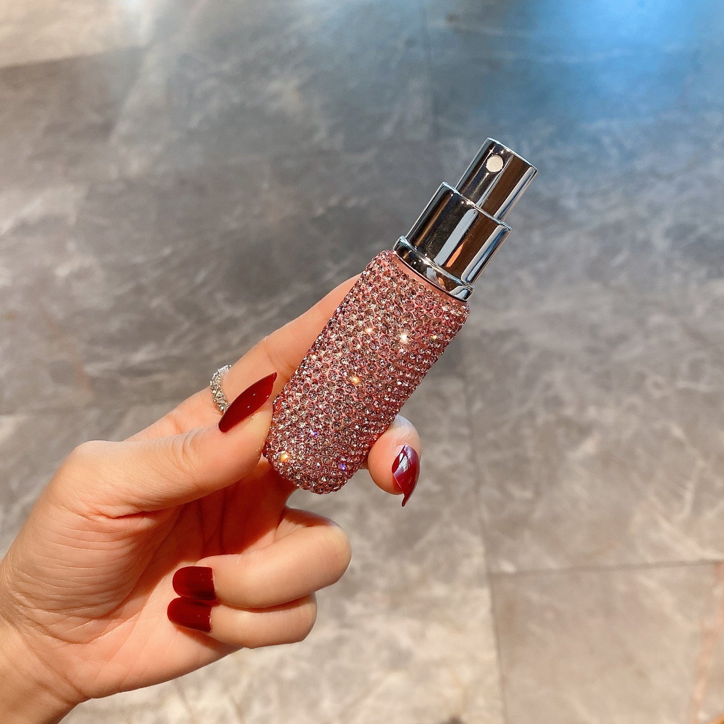 Navulbare Parfumfles Met Diamanten Look Luxe Design