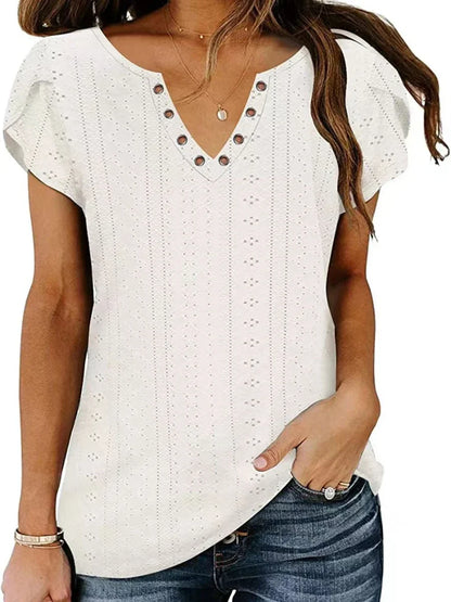 VividWear V-Hals T-Shirt