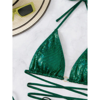 Glitter Bikini |Sexy Bandeau Badpak voor Vrouw