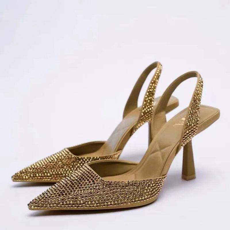 Luxia Elegante Rhinestone Sandalen