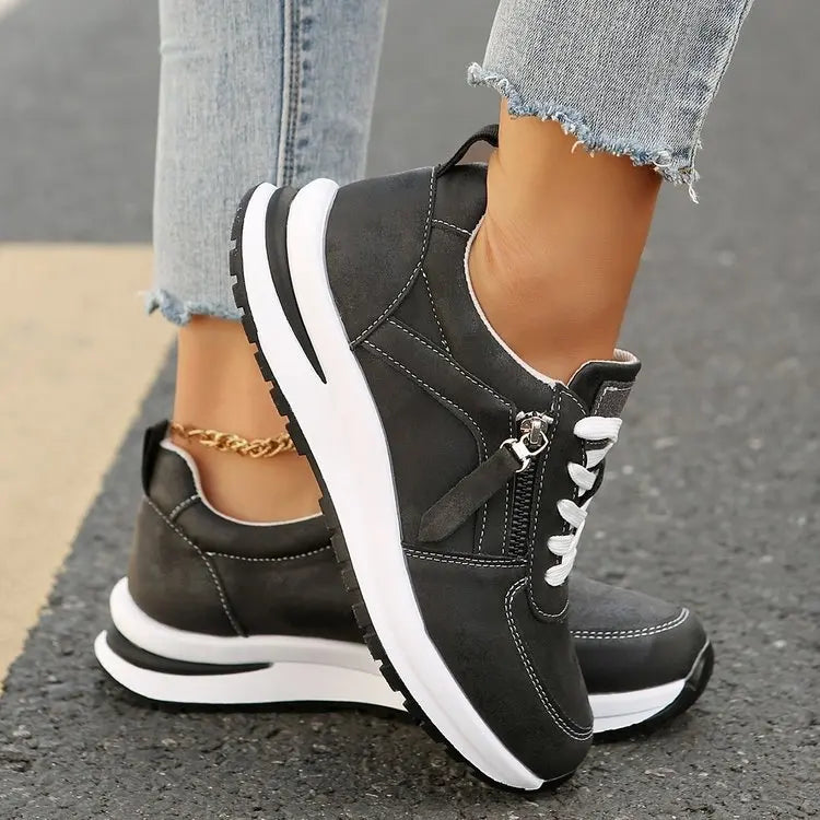 Dames Sneakers Comfortabele Pasvorm Ritssluiting