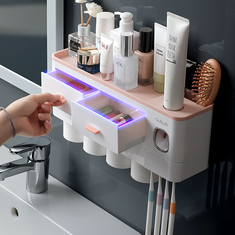 Badkamer Accessoire Set Met Dispenser en Houder - Mode Vibes