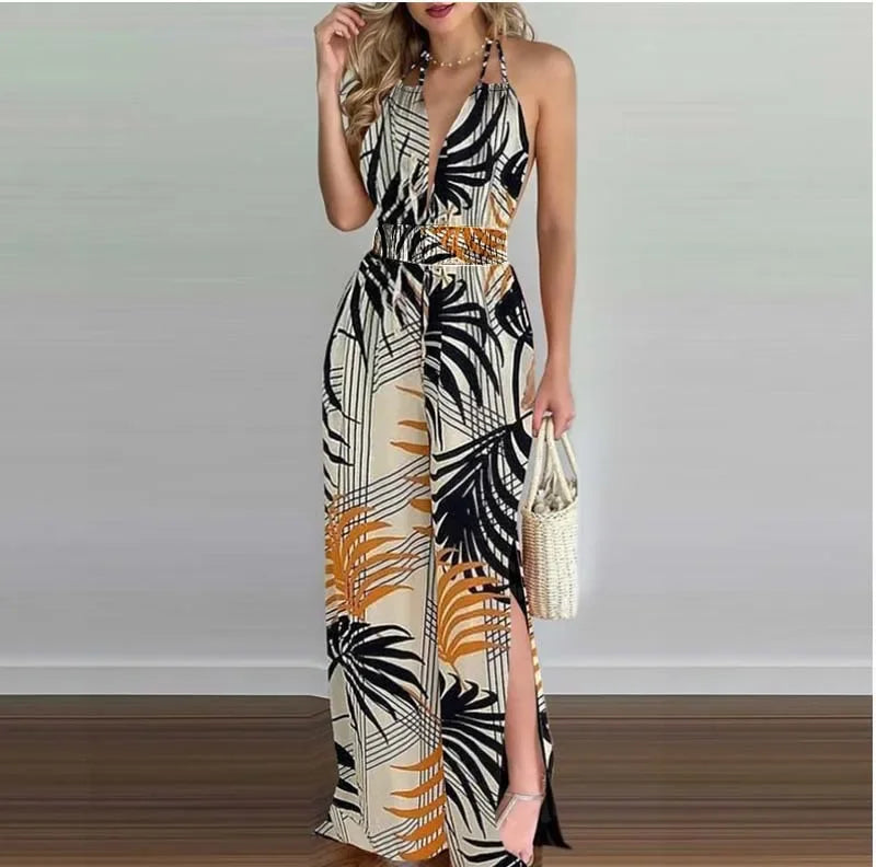 Jumpsuit Zonder Rug Elegante Zomer Jurk - Mode Vibes