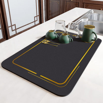 Afdruipmat Antislip Superabsorberend voor Keuken en Badkamer